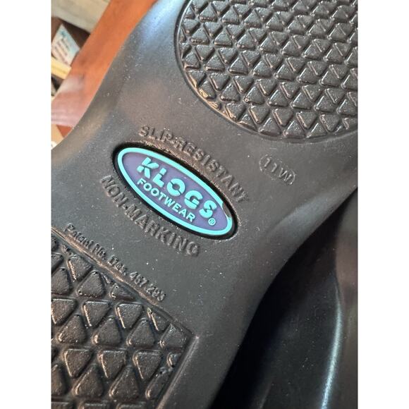 KLOGS USA Black Rubber Slip On Mule Clog Shoe Slip Resistant Mens 11W New In Box - Picture 8 of 12